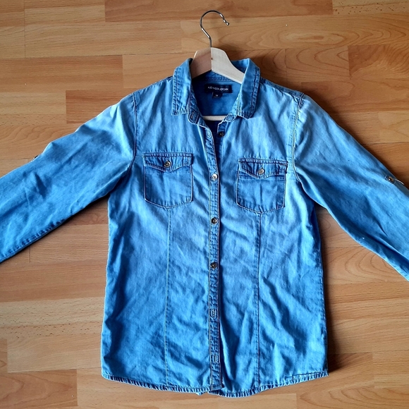 Denim Top - Picture 1 of 4